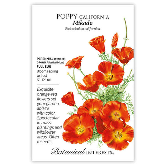Poppy, California Seed - Mikado