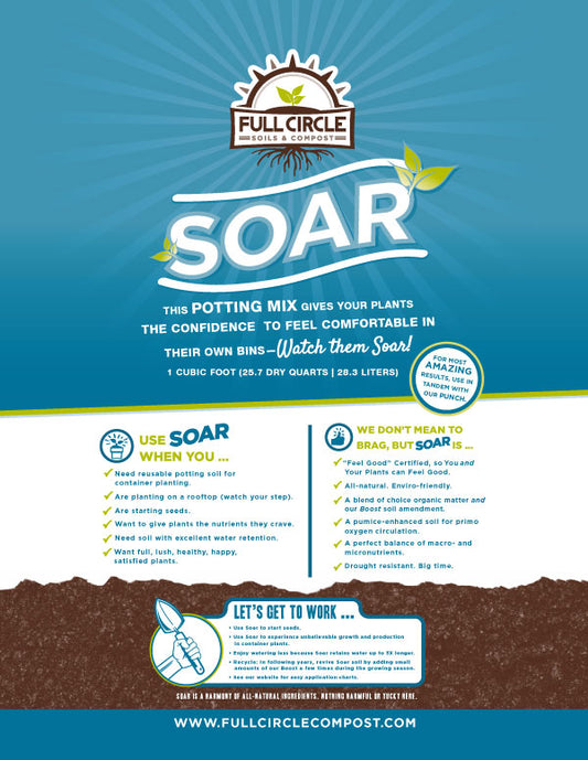 This Potting Mix Gives Your Plants the Confidence to Feel Comfortable in Their Own Bins. This reusable, carefully crafted potting mix is ideal for container planting. Just watch your plants SOAR!
