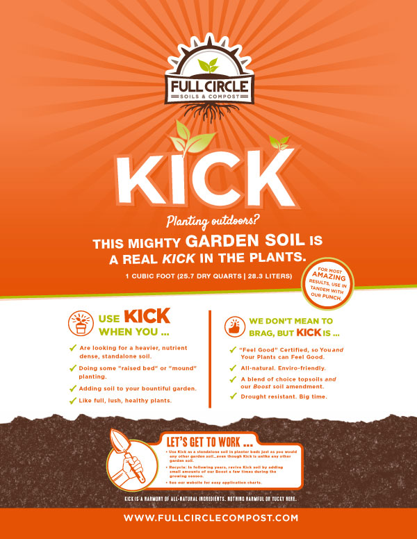 This Mighty Garden Soil is a Real Kick in the Plants. Our nutritious garden soil is perfect for adding nutritious soil to your garden or for raised-bed gardening.